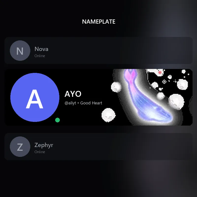 Discord Starlight Whales Nameplate 🎁 | Gift Link | Instant