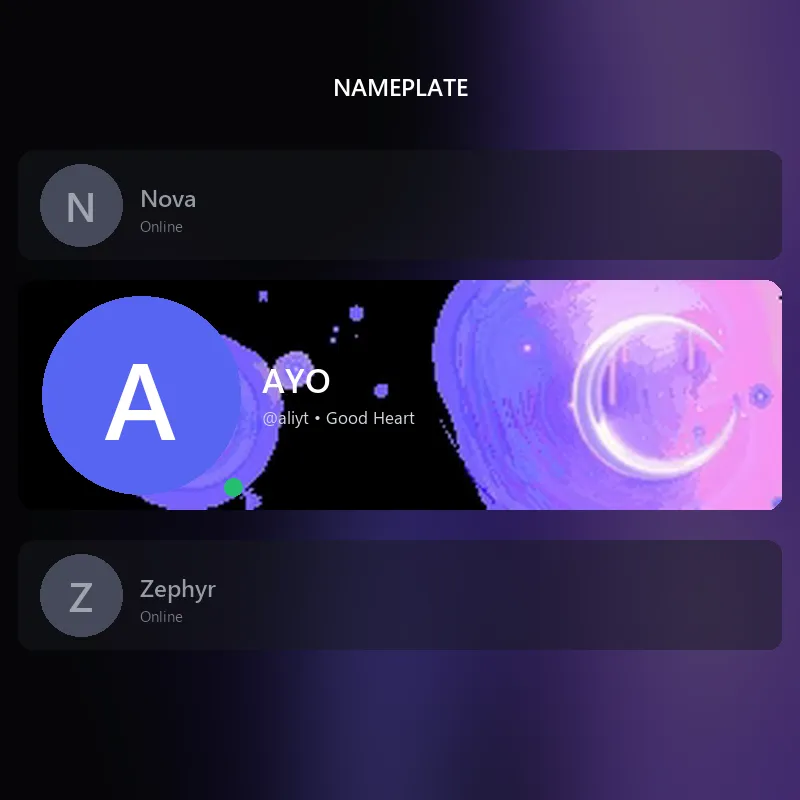 Discord Moon Essence Nameplate 🎁 | Gift Link | Instant