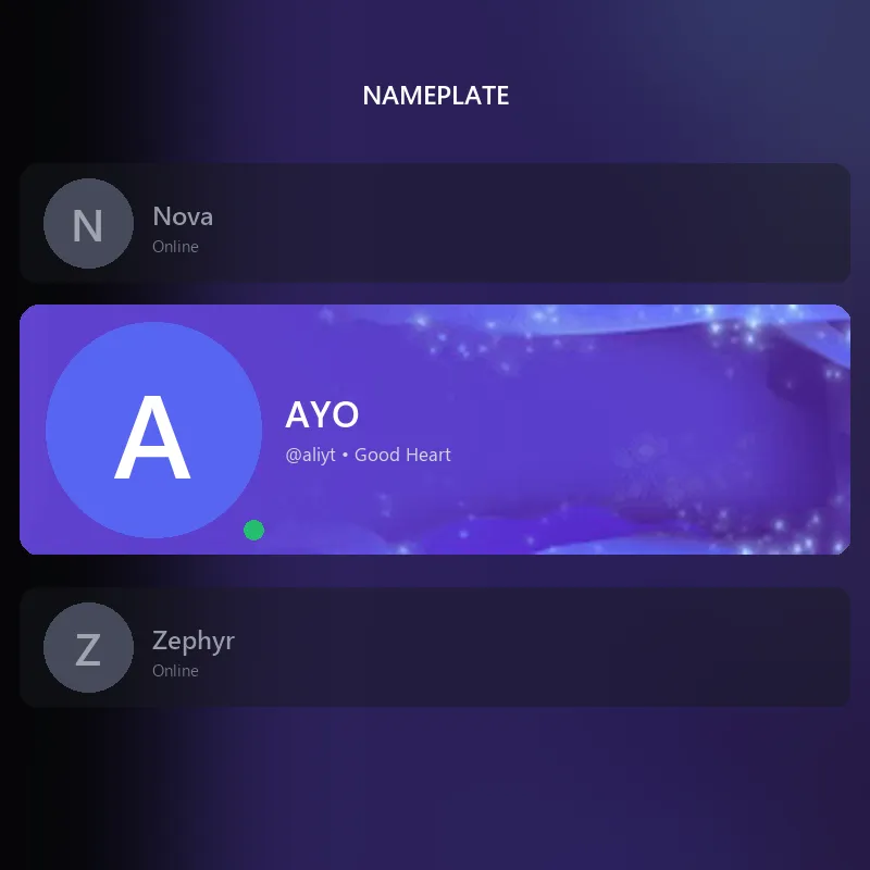 Discord Yunara's Aion Er'na Nameplate 🎁 | Gift Link | Instant
