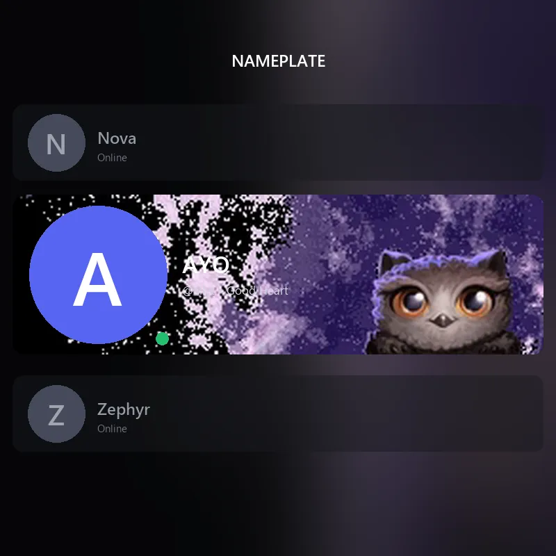 Discord Owlbear Cub Nameplate 🎁 | Gift Link | Instant