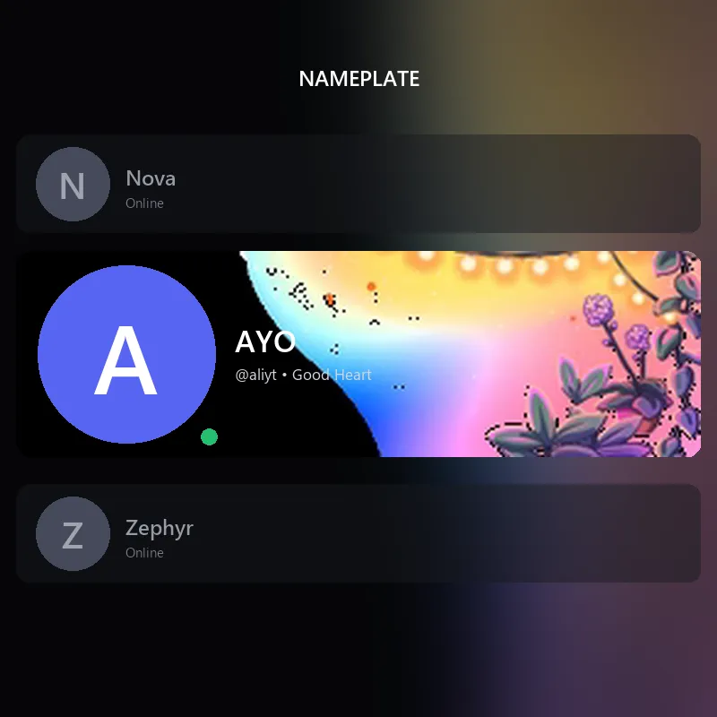 Discord Oasis Nameplate 🎁 | Gift Link | Instant