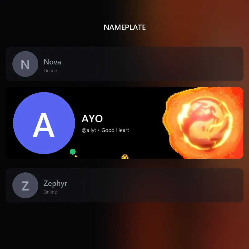 Discord Red Mana Nameplate 🎁 | Gift Link | Instant