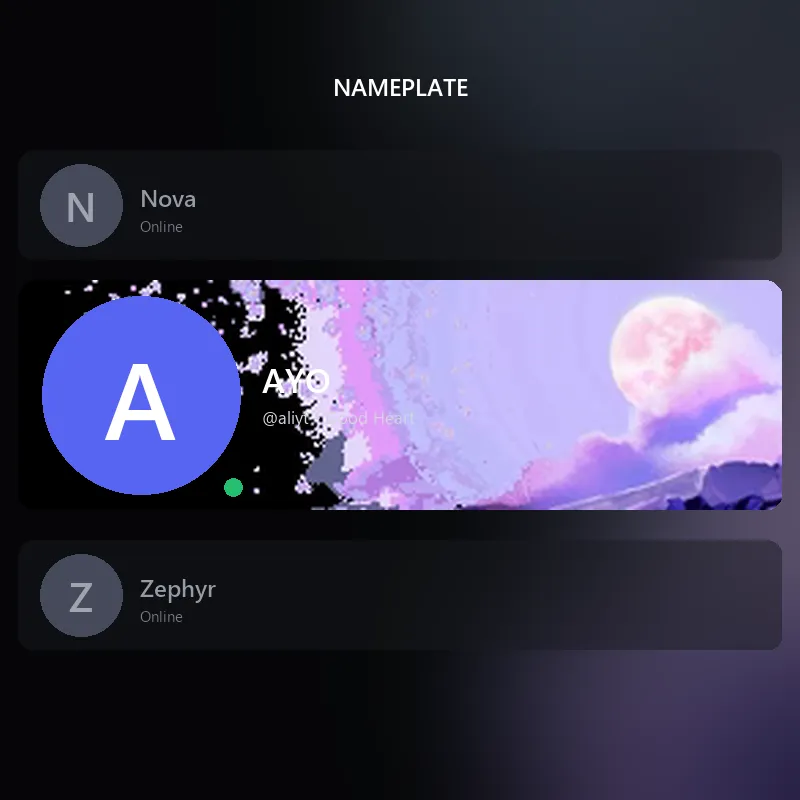 Discord Spirit Moon Nameplate 🎁 | Gift Link | Instant
