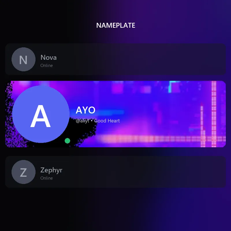Discord Glitch Nameplate 🎁 | Gift Link | Instant