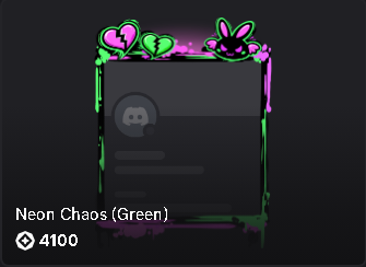 ⭐Neon Chaos Frame⭐$4.99