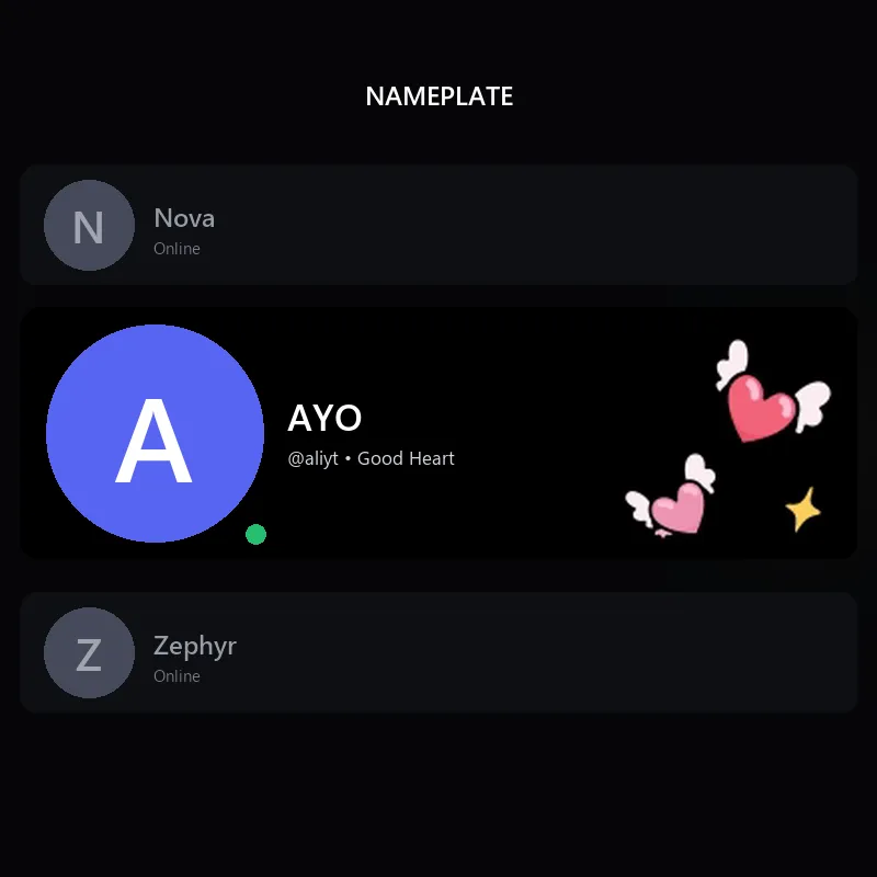 Discord Angels Nameplate 🎁 | Gift Link | Instant