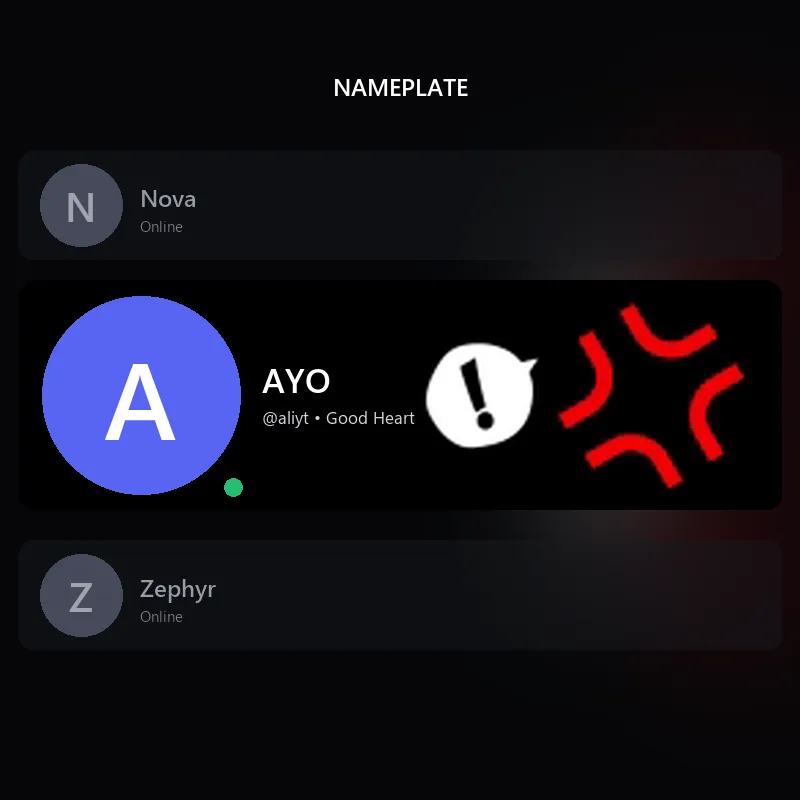 Discord Angry Nameplate 🎁 | Gift Link | Instant