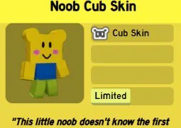 Noob Cub Skin