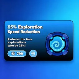 25 Exploration Speed Reduction