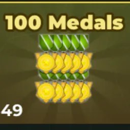 100 Medals 649R