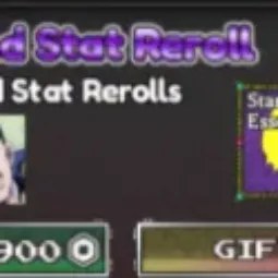 10 Stand Stat Reroll 900R