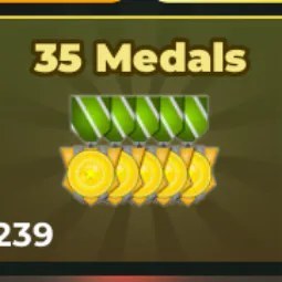 35 Medals 239R