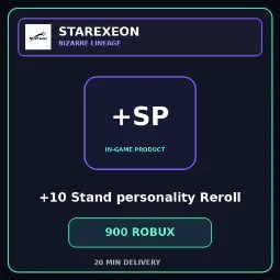 10 Stand Personality Reroll 900R