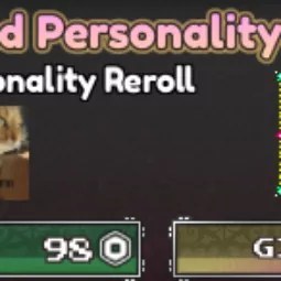 1 Stand Personality Reroll 98R
