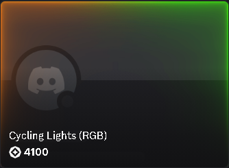 ⭐Cycling Lights Profile Effect⭐$4.99