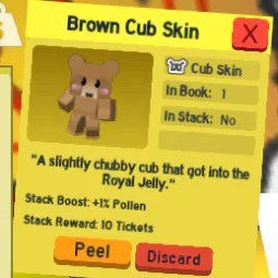 Brown Cub Skin