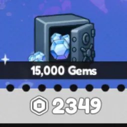 15000 Gems 2349R