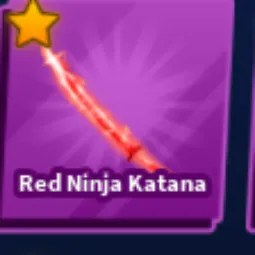Red Ninja Katana