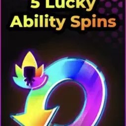 5 Lucky Ability Spins 799R