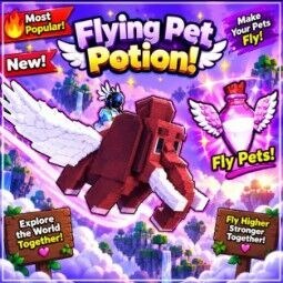 3x Flying Pet Potion