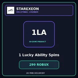 1 Lucky Ability Spins 299R