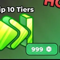 Skip 10 Tiers 999R