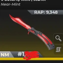 Butterfly Knife Scarlet