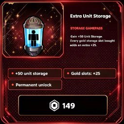 Extra Unit Storage
