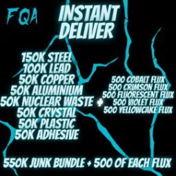 550k Junk Bundle 500 of Each Flux