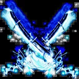 Dual Aetherial Azure Katana
