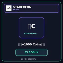 1000 Coins 25R