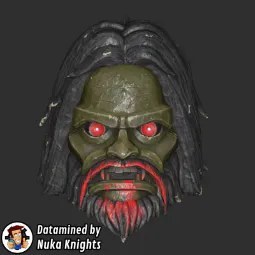 Fallout 76 Fasnacht Glowing Bigfoot Mask