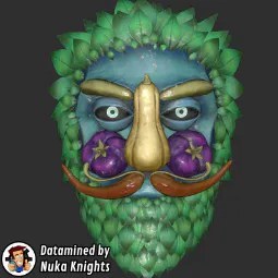 Fallout 76 Fasnacht Glowing Veggie Man Mask