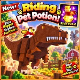 3x Riding Pet Potion