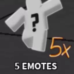 The Strongest Battlegrounds 5 Emotes 125R