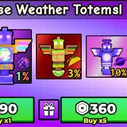 5x Admin Abuse Weather Totems 399R