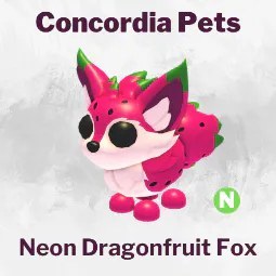 Dragonfruit Fox Neon