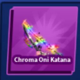 Chroma Oni Katana Backsword