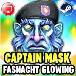 Fasnacht Glowing Captain Mask