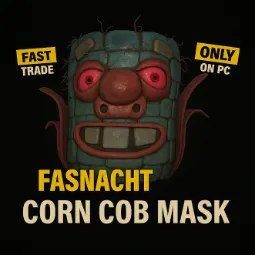 Fasnacht Glowing Corn Cob Mask