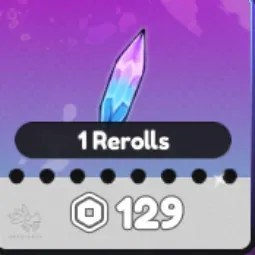 1 Rerolls 129R