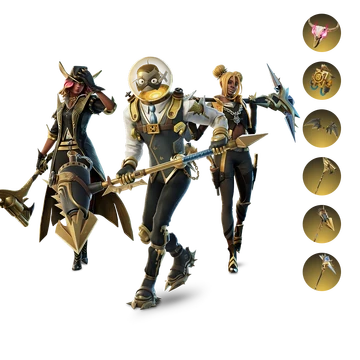 ✦【 𝐅𝐎𝐑𝐓𝐍𝐈𝐓𝐄 】🧊🥶►KIT «GILDED ELITES PACK»❄️CODE🔑