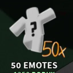 X50 Emotes the Strongest Battlegrounds 1250R