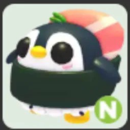 Neon Sushi Penguin