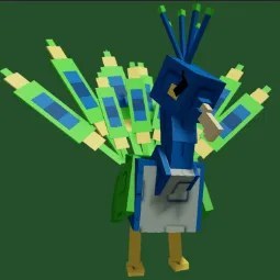 1x Shiny Peacock a