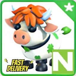 Clover Cow Neon