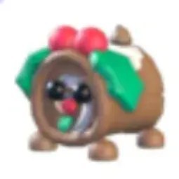 Yule Log Dog