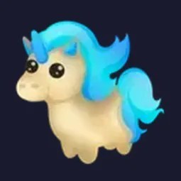 Mega Neon Golden Unicorn