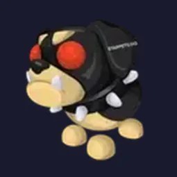 Neon the Black Dog
