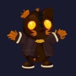 Mega Neon Scarecrow Cat